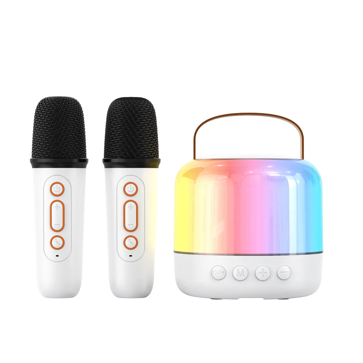 Wireless Speaker Microphone Karaoke Mini Portable Audio Microphone Portable Karaoke Speaker with Mic Home Singing For Kids Gift