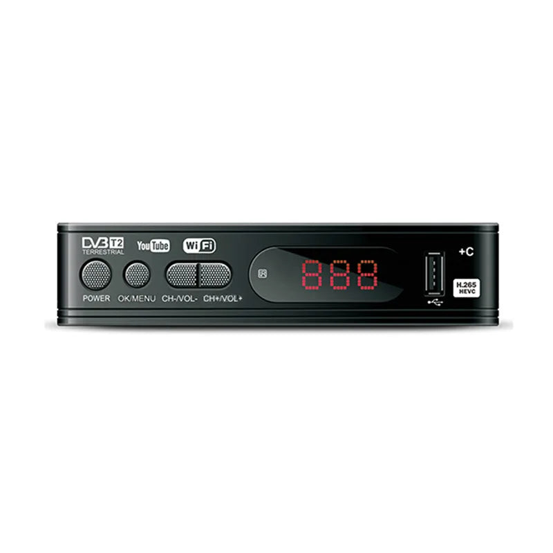 DVB T2 Digital Terrestrial Receiver TV BOX H.264 HD TV Tuner Receptor Support Youtube Europe Spain France EU US UK