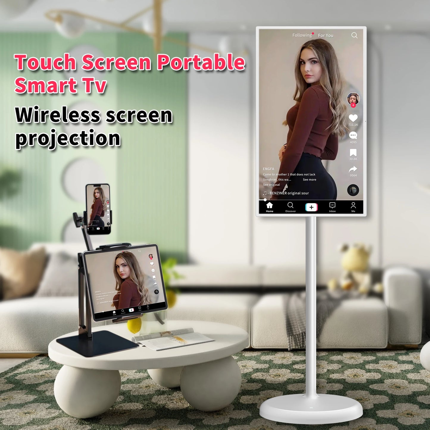 MWE High Quality 32-Inch 240Hz WXGA Android Screen Smart TV Mobile Entertainment Indoor Use 1-Year Warranty EU/US Local Stock