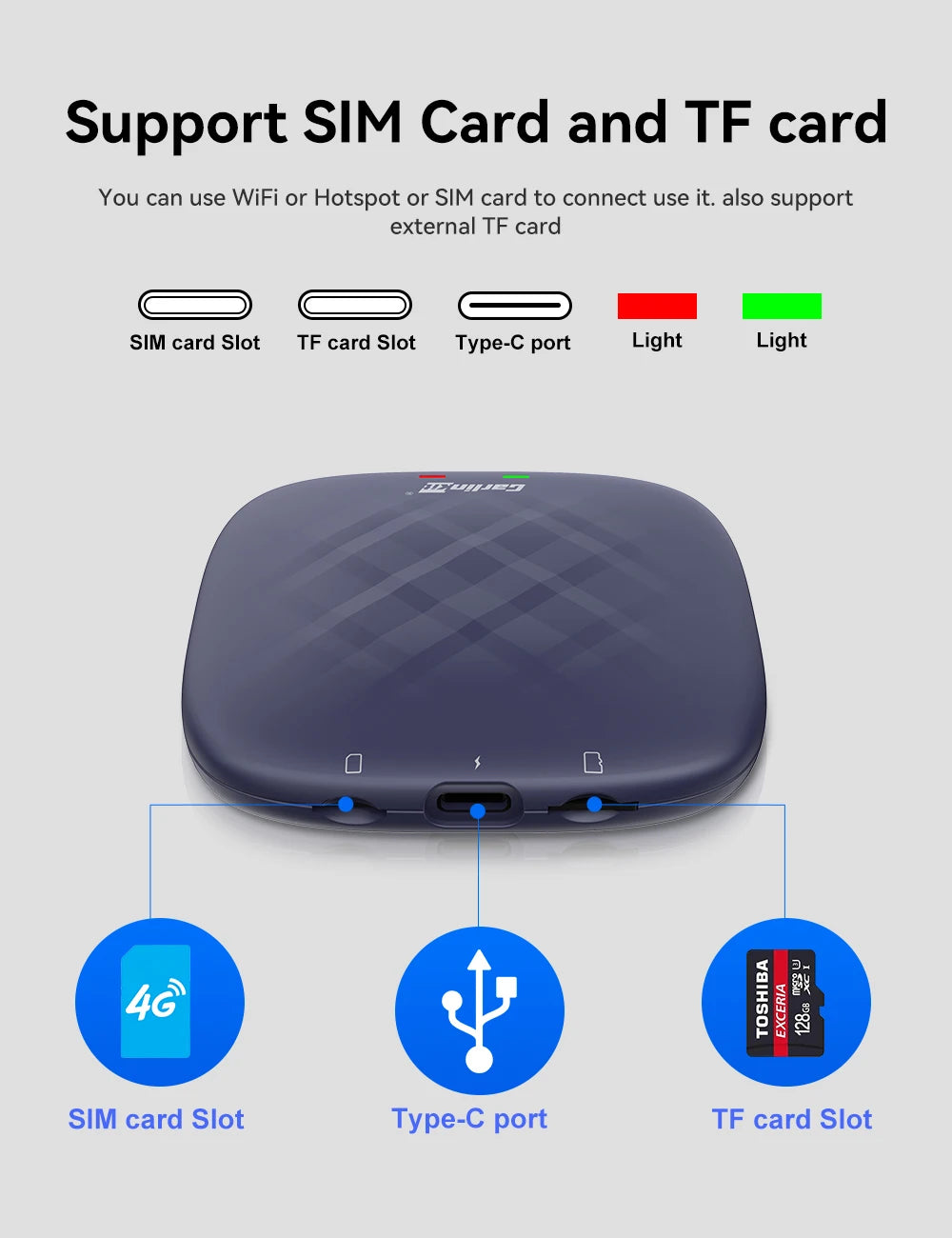 Android 13 CarlinKit Android Auto Wireless CarPlay AI TV Box QCM6125 8-Core Split Screen 64G 128G For Netflix YouTube Play Store