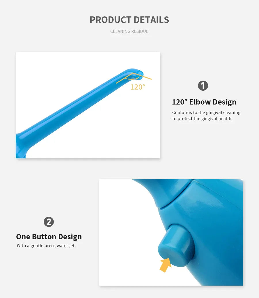 Non-Electric Portable Oral Irrigator Teeth Cleaner Water Jet Flossing Tooth Health Household Device