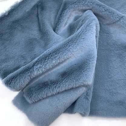 1Pcs 50/80/160cm Faux Rabbit Fur Fabric 100% Polyester 10mm Pile Super Soft Plush Fabric For Handmade Stuffed Toys Sewing Fabric