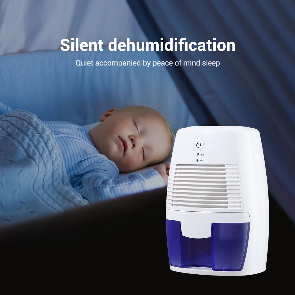 Electric Portable Dehumidifier Air Purifier USB Mute Moisture Absorbers Air Dryer For Home Room Office Kitchen Deodorizer Dryer