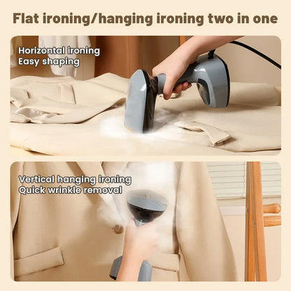 1500W Garment Steamers Fold Hand Holding Ironing Machine Fast-Heat Household Steam Handheld Fabric Steamer for Home Travelling