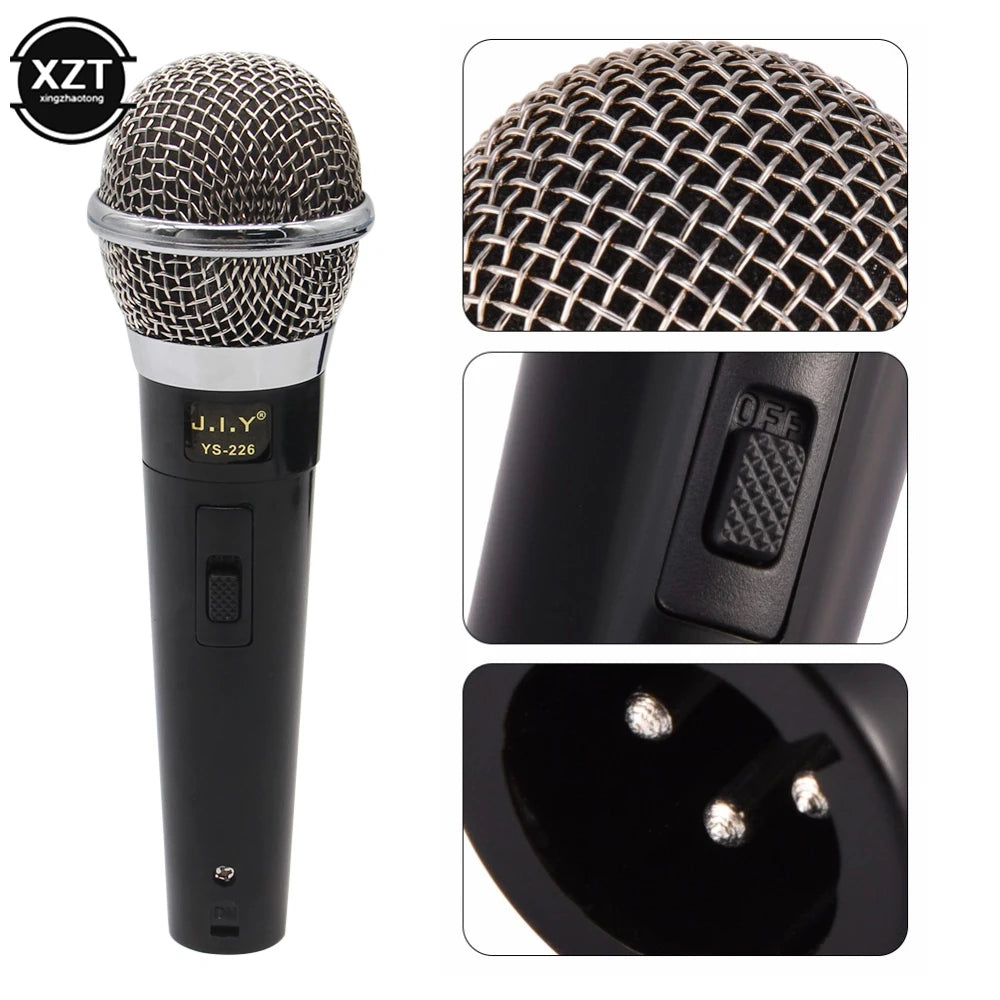 NEW Karaoke Microphone Handheld Professional Wired Dynamic Microphone Clear Voice Mic for Karaoke Part Vocal Music Performance