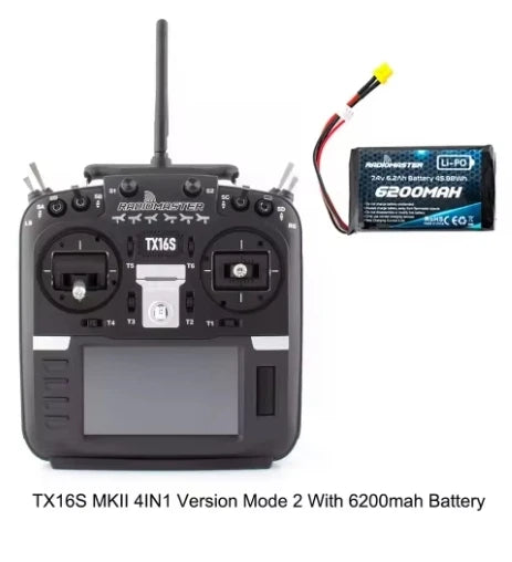 RadioMaster TX16S MKII V4.0 16CH 2.4G Hall Gimbals ELRS 4in1 Transmitter Remote Control 2025