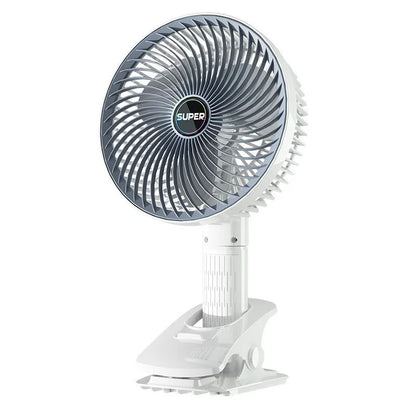 Portable Clip Fan USB Rechargeable 3-gears Wireless Electric Handheld Fan Clip Circulator Cooling Fan For Camping Desktop Office