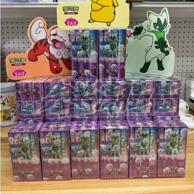 100%Original Pokemon Gem Pack Vol1 2 3 4 5 Cards Anime Pokemon PTCG Trading Gem Bag Cards Collected Toy Social Birthday Gift