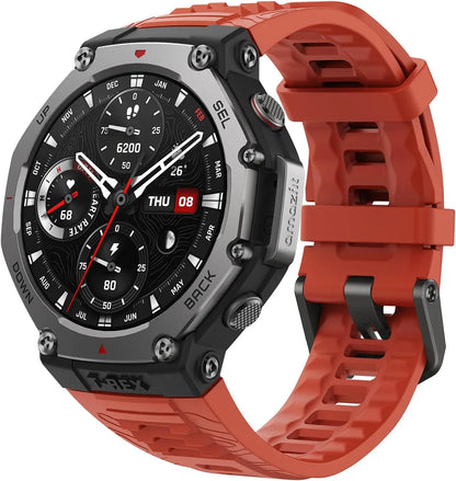 Amazfit T-Rex 3 Rugged/Military 48mm Smart Watch, GPS (with Privacy), Offline Maps, Long Battery Life, 328 Feet Re