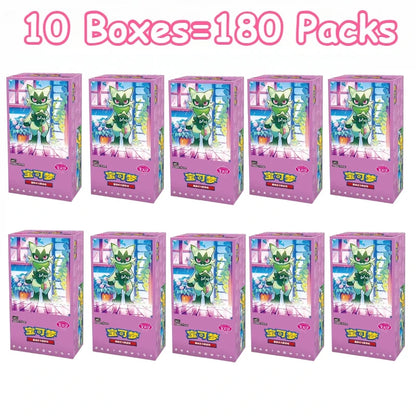 100%Original Pokemon Gem Pack Vol1 2 3 4 5 Cards Anime Pokemon PTCG Trading Gem Bag Cards Collected Toy Social Birthday Gift