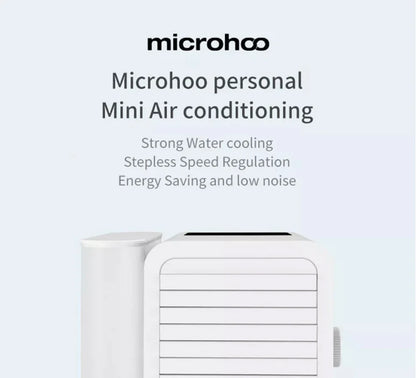 Portable Microhoo Mini Air Conditioner 1000ML Fan Cooler Aromatherapy Essential Oil Diffuser Fast Cooling Humidifier Household