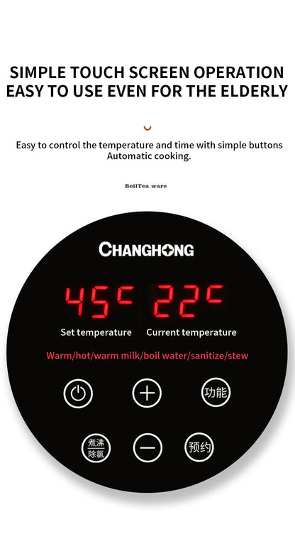 Baby constant temperature hot water kettle,household milk boiling machine,boiling water,keeping warm,and soaking milk powder