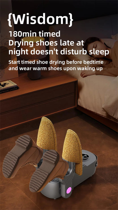 Shoe Dryer Smart Footwear Dryer Fast Drying Deodorizing Sterilizing Household Shoe Warmer with Heater Foldable Dry Sterilizer