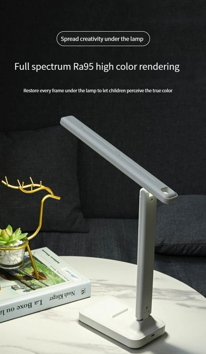 Foldable Table Lamp Led Desk Lamp 3 Type Stepless Dimmable Touch Bedside Reading Eye Protection Night Light USB Chargeable
