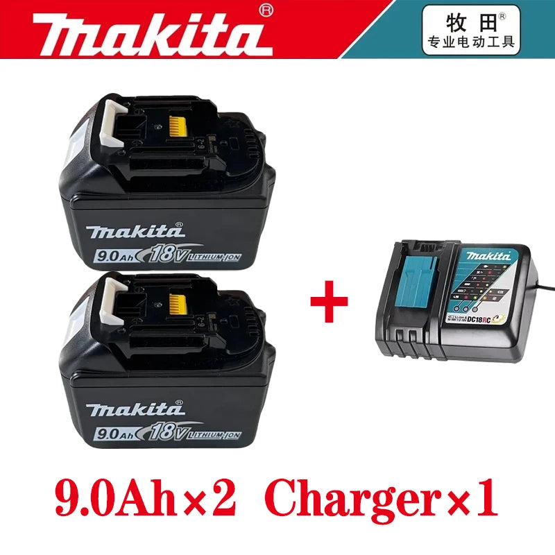 100% Original Makita battery, 18V 5.0Ah 6.0Ah 9.0Ah rechargeable battery, replacing Makita BL1830 BL1840 BL1850 BL1860B