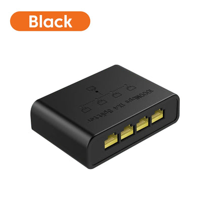 100/1000Mbps Gigabit Ethernet High Performance Smart Switch 5 Ports Network Connector For USB Cable RJ45 Splitter Adapter Office