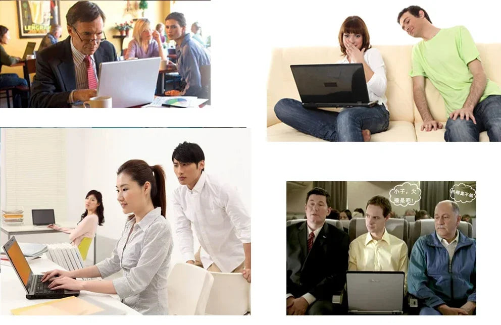 Anti-peeping Film 310 x174mm 345 x194mm New 14 Inch/15.6 Inch 30 ° Side Privacy Film Front High-definition for Macbook Pro/Air