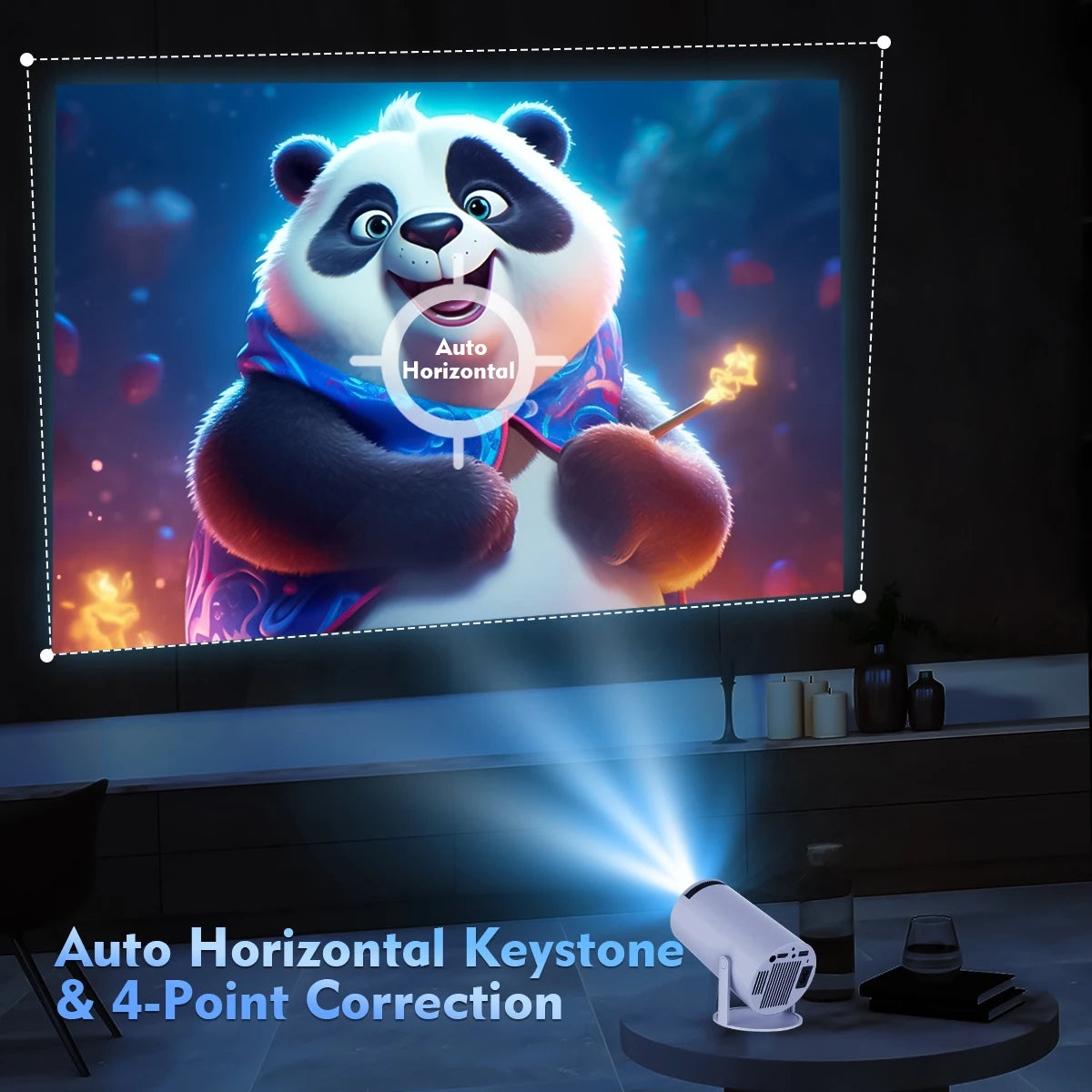 Magcubic Projector HY300 PRO 8K Android 14 Dual Wifi6 290ANSI Allwinner H726 BT5.4 1080P 1280*720P Home Cinema Outdoor Projetor