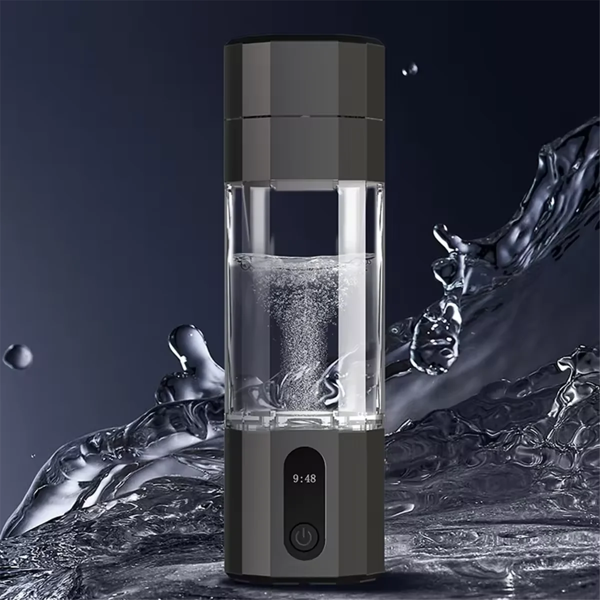 High Quality 6000-8000PPB Hydrogen Rich Water Bottle Cup Portable USB Powered Hydrogen Water Generator for Household Use