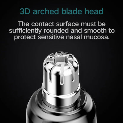Electric new nose hair trimming rechargeable cleaning nose hair removal and repair tool scissors shaving tool