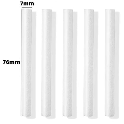 10Pcs 7x76mm Humidifier Filter Special Replacement Cotton Sponge Stick For USB Humidifier Aroma Diffuser Air Humidifier