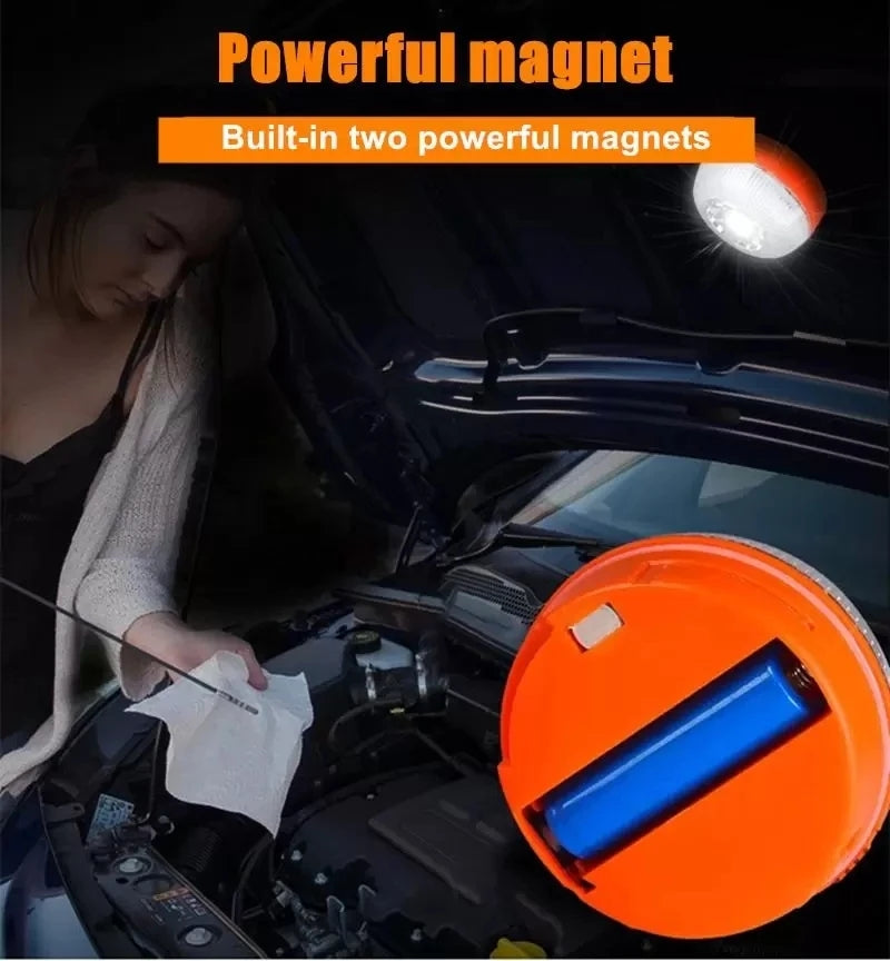 Car Emergency Beacon Light USB Rechargeable Magnetic Induction Auto Strobe Flashing Warning Light Help Flash Safety Signal Lamp