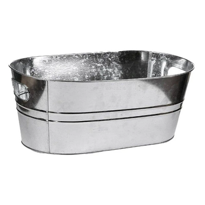 SOFT-Ice Buckets, Galvanized Tub - Drink Buckets For Parties, Beverage Tub For Barbecue Enthusiasts, Bucket For Drinks