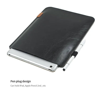 Ultra-Thin PU Leather Tablet Sleeve 8.3/10.9/11/12.9/13 inch Bag with Direct Side Access Pen Slot For iPad mini 7.9 Air Pro 13"
