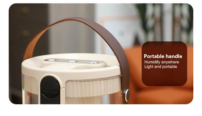 TINSOL 1.5L Air Humidifier USB-Charging Aromatherapy Diffuser 3-Port Spray Air Purifier Home Bedroom Aromatherapy Lamp