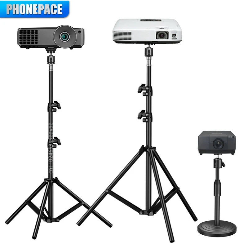 PHONEPACE  Foldable Tripod Stand - Projector Camera Mobile Phone Computer Notebook Holder Durable Stable Base