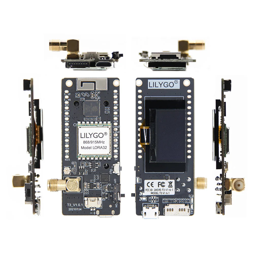 LILYGO® TTGO LoRa32 V2.1 & T3 V1.6.1 Development Board 433/868/915Mhz ESP32 LoRa 0.96 Inch OLED Bluetooth WIFI Wireless Module