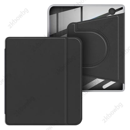 Magnetic Detachable for KOBO Libra Colour/Libra 2 N428 N418 7'' Ebook Case 360° Rotatable 2-in-1 Acrylic PU Leather Stand Cover