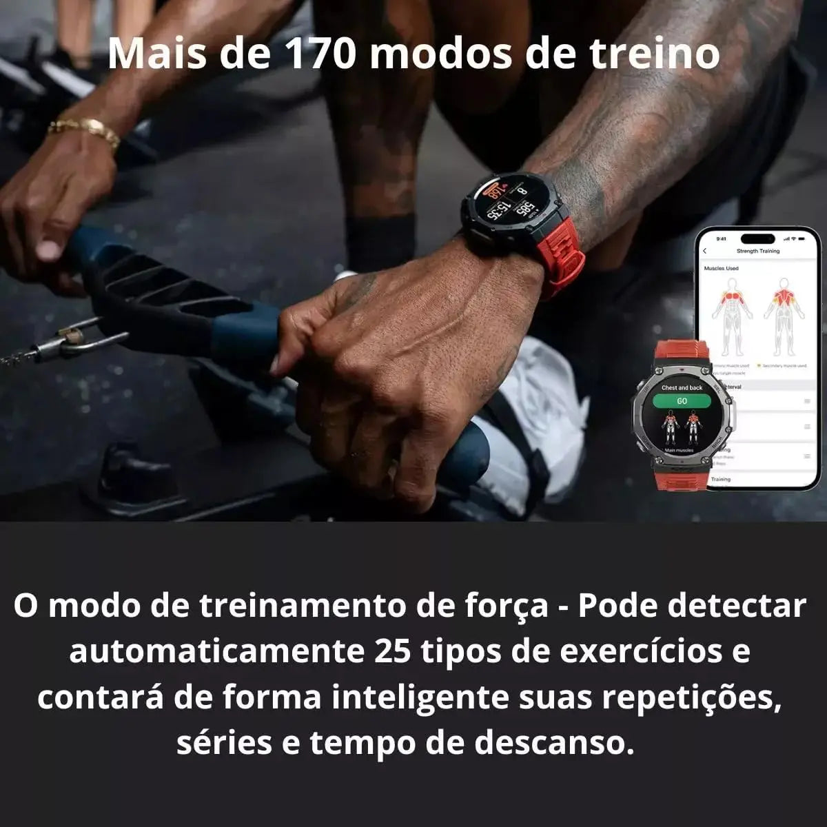 Amazfit T-Rex 3 Rugged/Military 48mm Smart Watch, GPS (with Privacy), Offline Maps, Long Battery Life, 328 Feet Re