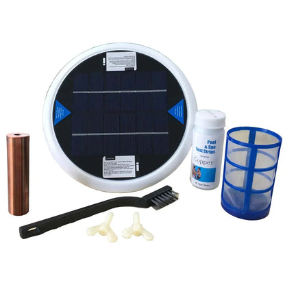 Solar Pool Purifier Ionizer Water Filter 85% Less Chlorine Prevent Algae Keeps Pool Clear Up To 15,000 Gal