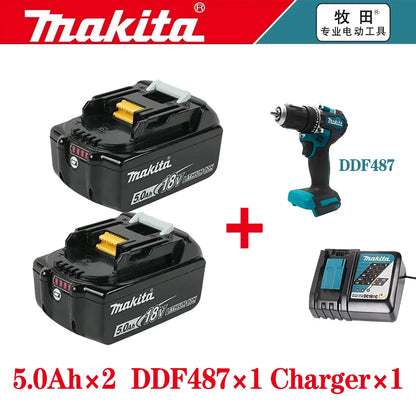 100% Original Makita battery, 18V 5.0Ah 6.0Ah 9.0Ah rechargeable battery, replacing Makita BL1830 BL1840 BL1850 BL1860B