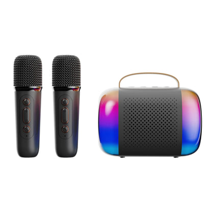 Wireless Speaker Microphone Karaoke Mini Portable Audio Microphone Portable Karaoke Speaker with Mic Home Singing For Kids Gift