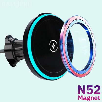 Cooling Phone Holder Car Magnetic Phone Cooler Semiconductor Active Coolers Cool Down Phone Qi 15W Magsafe Fast Wireless Charger