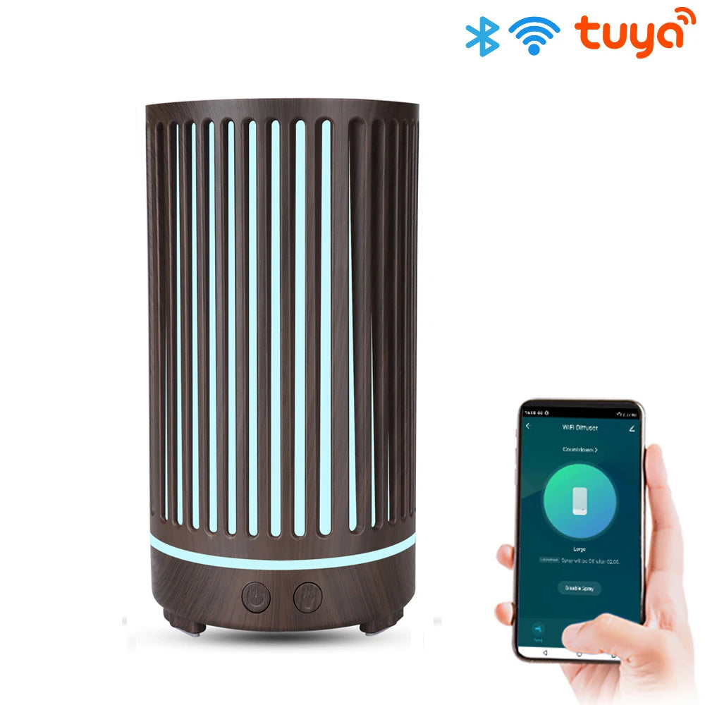 Tuya WiFi Smart Humidifier Essential Oil Diffuser Aromatherapy Ultrasonic Air Humidifiers Aroma Diffuser Work With Google Home