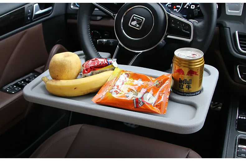 Car steering wheel table board, in car dining table, steering wheel card table, car laptop holder, tablet computer table board
