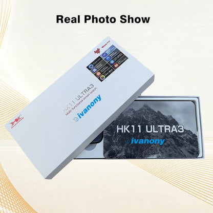 Smart Watch HK11 Ultra3 Schedule Reminder Support TWS Earphone Connect Network Sharing AI Robot Offline Voice Wake up Smartwatch