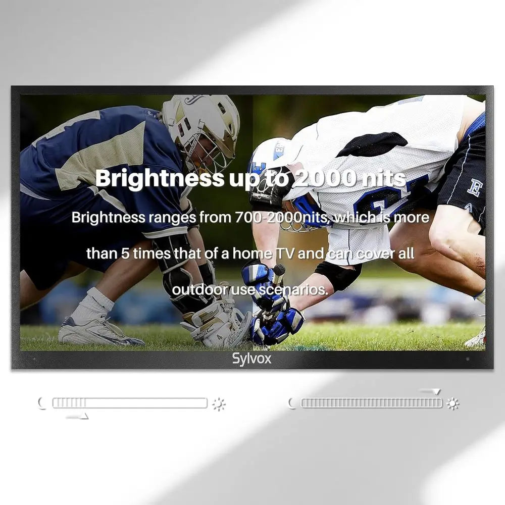43'' Outdoor Smart TV 4K UHD Ultra 2000NIT High BrightnHDR TV, Waterproo Built-in Chromecast, with Wii Bluetooth unction or Outd