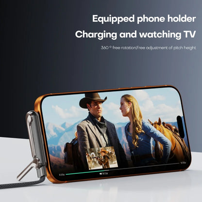1/3PCS 240W PD Fast Charging Type C to Type C Cable USB C to Type C Cable Foldable Stand Phone Holder For iPhone 15 HUAWEI Xiaom