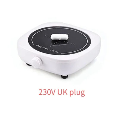 Magnetic Stirrer Mini Lab Stir Mixer Portable Stirrer Plate with Stir Bar 2L 4000RPM for Laboratory