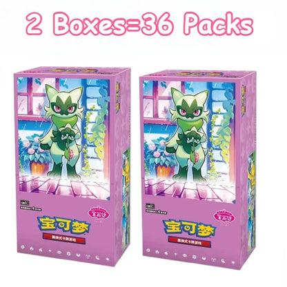 100%Original Pokemon Gem Pack Vol1 2 3 4 5 Cards Anime Pokemon PTCG Trading Gem Bag Cards Collected Toy Social Birthday Gift