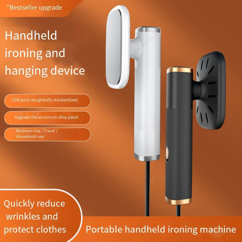 HOMFISH Handheld Iron Steamer 360° Ironing Small Garment Steamer USB Powered Electric Ironing Machine for Fabric Clothes Ironing