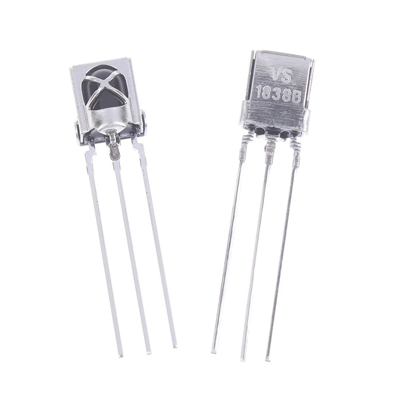 10Pcs Universal IR Infrared Receiver Sensor Module For VS1838B LF1738 Inductive Infrared Remote Receiver Tube Receiving Head