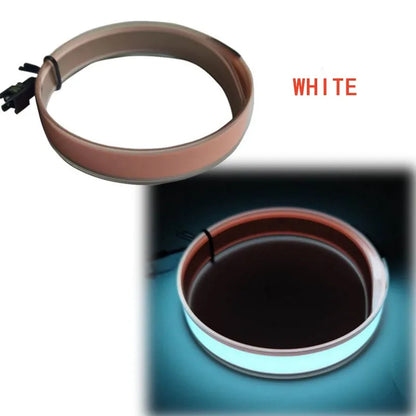 1*100cm EL LED Strip Light for DIY Flexible Neon Lights Glow Rope Party Decoration Tape Lamp USB 12V Battery Backlight Panel