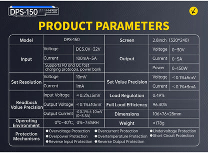 DPS-150 Power Unit Adjustable 30V 5A Digit Display