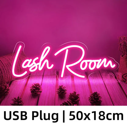 Nails Room Neon Lights Sign Beauty Room Decoration Makeup Neon Led Sign Lashes Room Hair Brows Tattoo Open Outdoor Neon Lamp