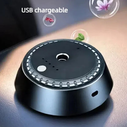 Car Diffuser Portable USB Rechargeable Scent Diffuser Ultrasonic Fragrance Oil Aroma Diffuser Car Air Freshener